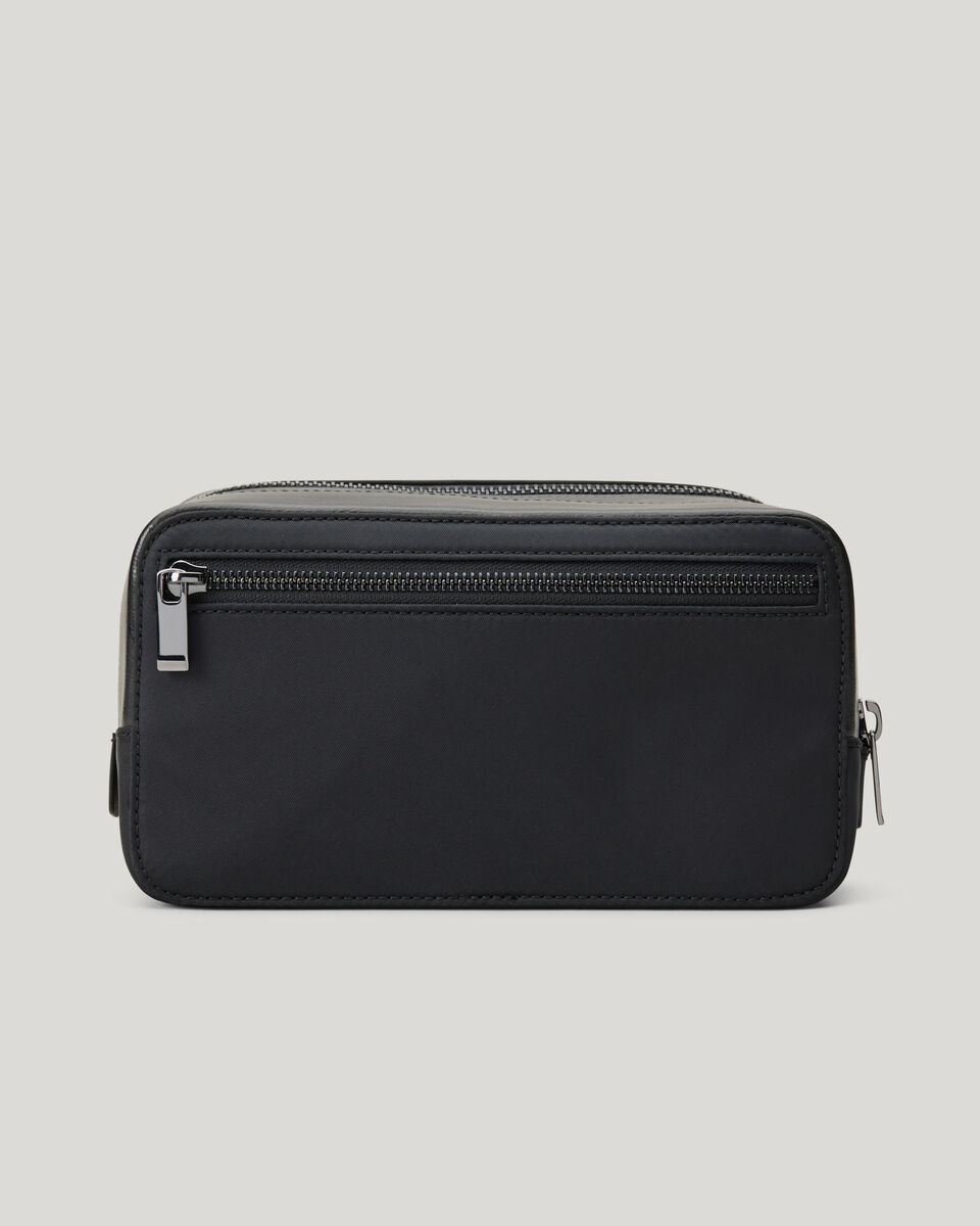 Nylon Washbag, Black, hi-res